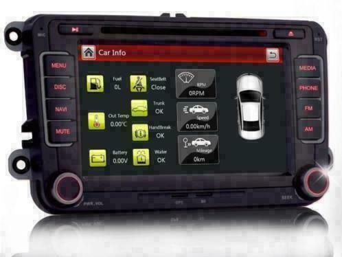 Navigatie DVD GPS USB Bluetooth Autoradio VW VOLKSWAGEN