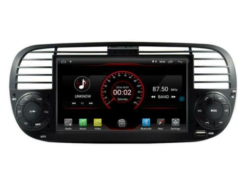 Navigatie fiat 500 carkit android 9 touchscreen usb dab