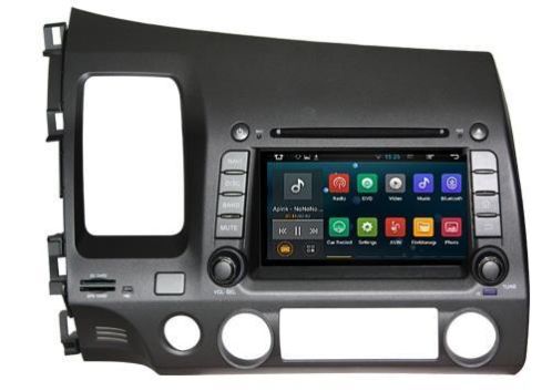 navigatie honda civic hybrid dvd android 4.4 usb 8 inch