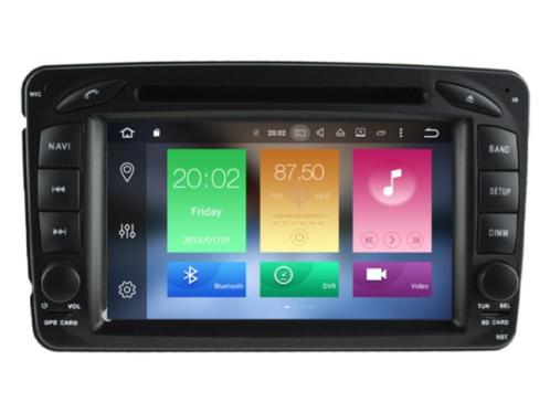 navigatie mercedes c klasse dvd carkit android 7.1.1 usb DAB