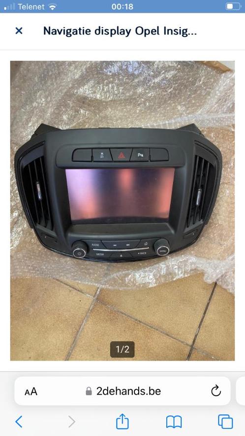 Navigatie scherm Opel insignia 2017