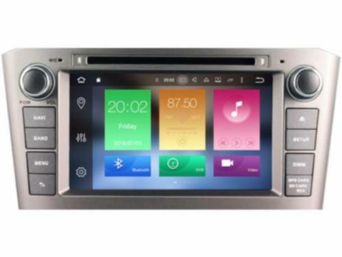 Navigatie toyota avensis 2005-2009 dvd carkit android 8 dab