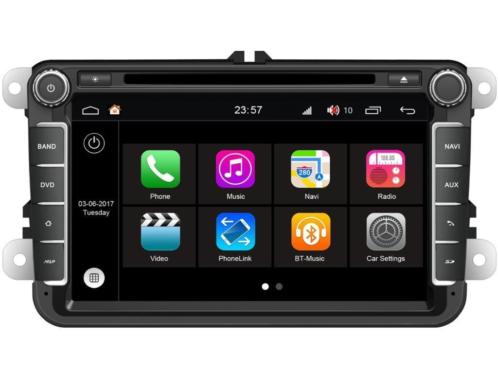 Navigatie voor volkswagen dvd carkit android 8 usb dab 32gb