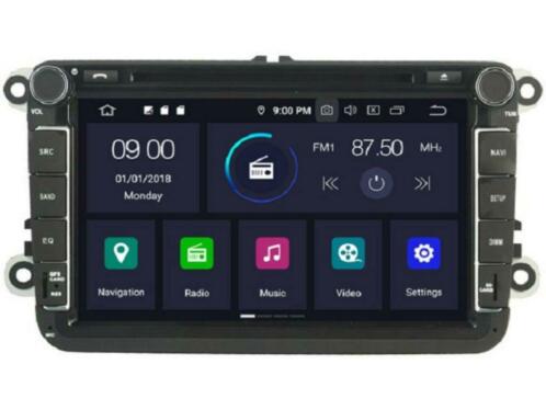 navigatie vw polo dvd carkit 8 inch usb android 9 dab