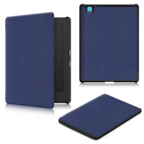 Navy blauwe hoes cover Kobo Aura H2O 2e editie edition 2 H20