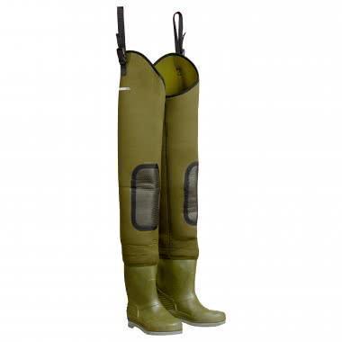 Neopreen hip waders, waadpak, lieslaarzen