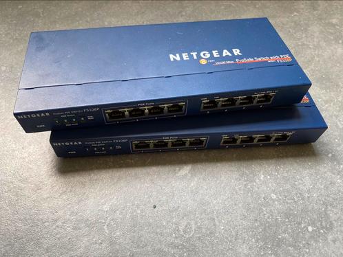 Netgear 8-port 10100 Mbps Prosafe Switch with POE (2x)