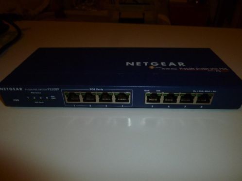 Netgear 8 ports POE switch 10100Mbit