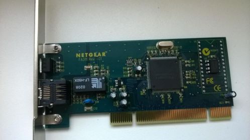 Netgear FA311 Rev-C1 PCI 10100 Ethernet Card NIC