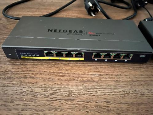 Netgear Gigabit Switch met 8 poorten (4 PoE) GS108PE