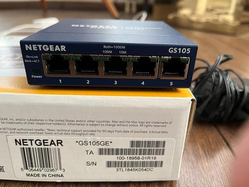NETGEAR GS105E (v5) 5-poorts Gigabit Ethernet -switch
