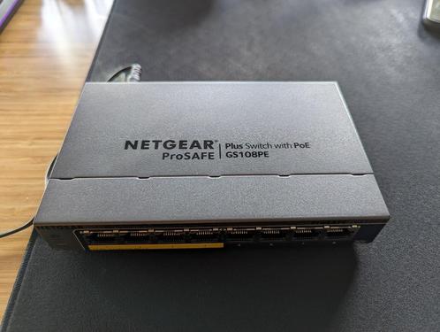 Netgear GS108PE 8-poorts managed netwerkswitch, 4-poort PoE