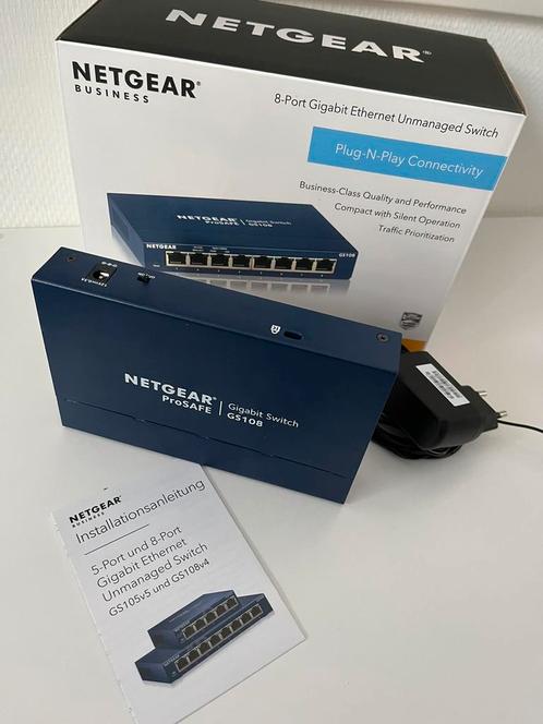 Netgear GS108v4  8 poorts Gigabit Ethernet Unmanaged Switch