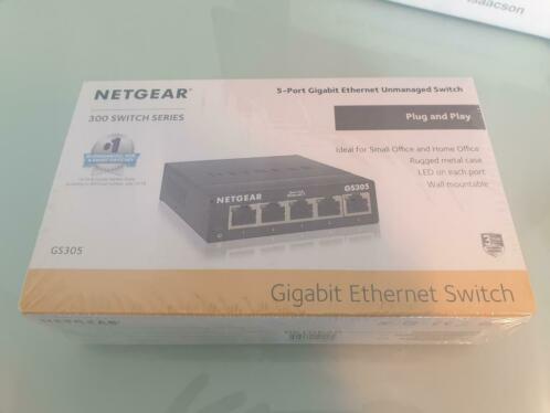 Netgear GS305 5-port Gigabit Ethernet Unmanaged Switch