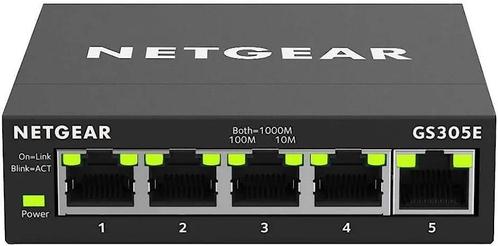 Netgear GS305E 5 poorten switch