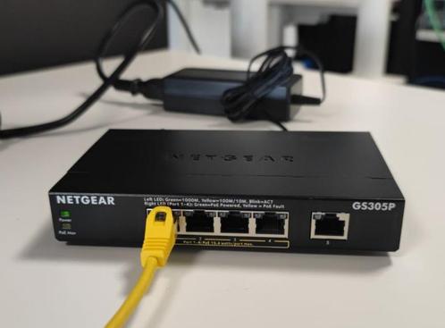 Netgear GS305P Gigabit-5 poorten switch (4x PoE)