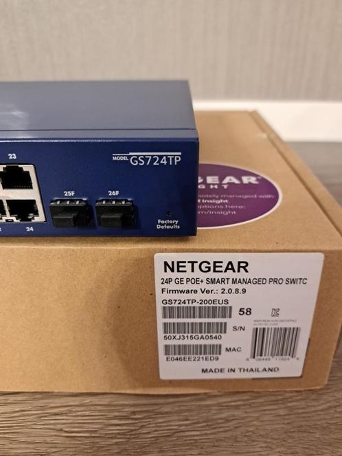 Netgear GS724TP Switch (POE)