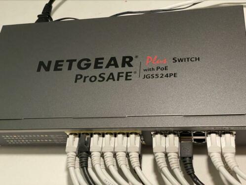 Netgear JGS524PE - 24-poorts gigabit POE-switch