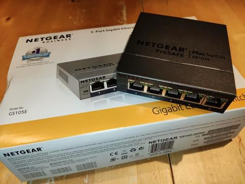 Netgear managed switch - GS105E - 5 x Gigabit Ethernet