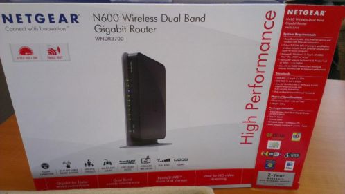 Netgear N600 Wireless Dual Band Gigabit Router WNDR3700