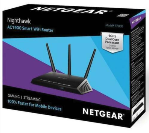 Netgear Nighthawk R7000 AC1900 WiFi Router als nieuw