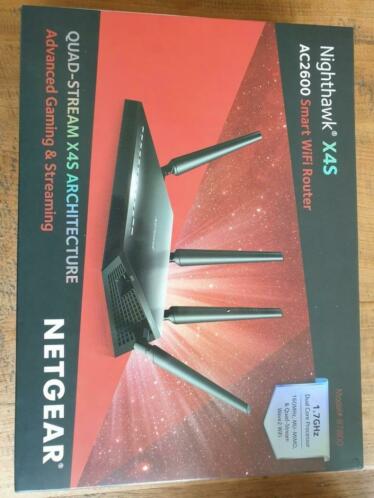 Netgear Nighthawk X4S AC2600 Smart Wifi Router Model R7800