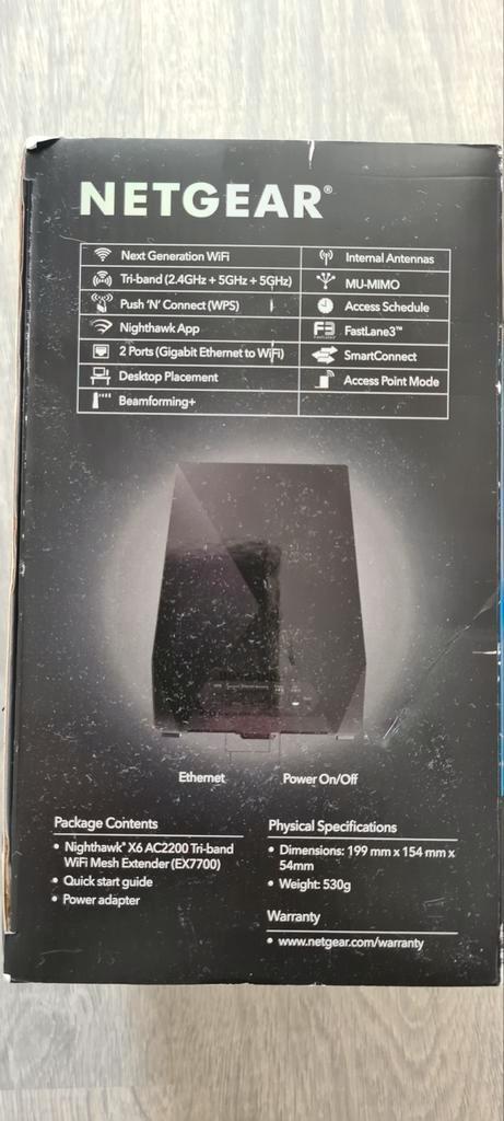 NETGEAR Nighthawk X6 wifi mesh extender