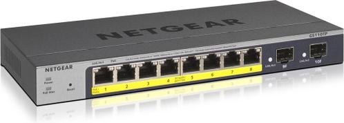 Netgear Pro GS110TPv3 - Netwerk Switch - Managed - PoE - 8