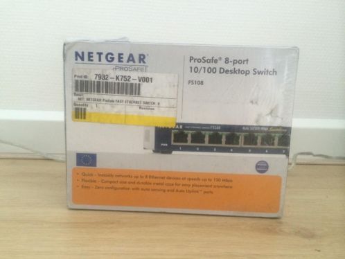 NETGEAR PRoSaFE 8-port 10100 Desktop SWITCH 100MPS