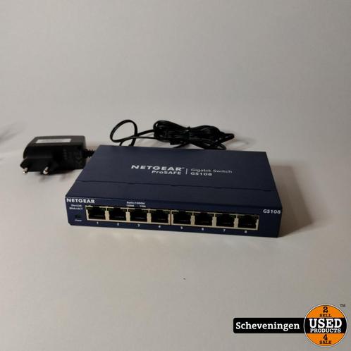 Netgear Prosafe GS108 Gigabit Switch   in nette staat