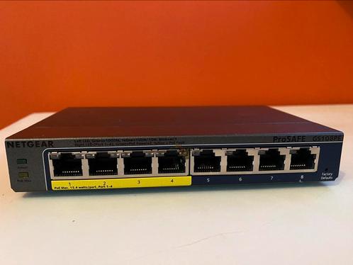 Netgear ProSafe GS108PE Plus 8 port managed gigabit switch