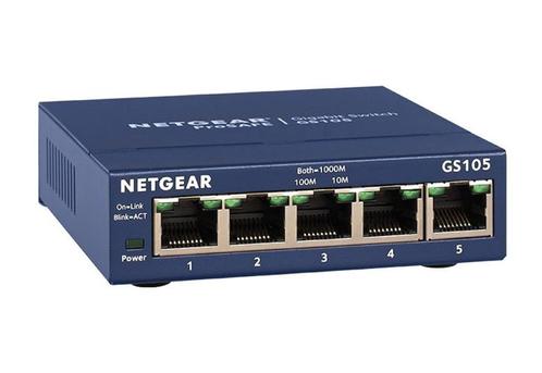 NetGear ProSAVE GR105 Switch, 4 poorts.