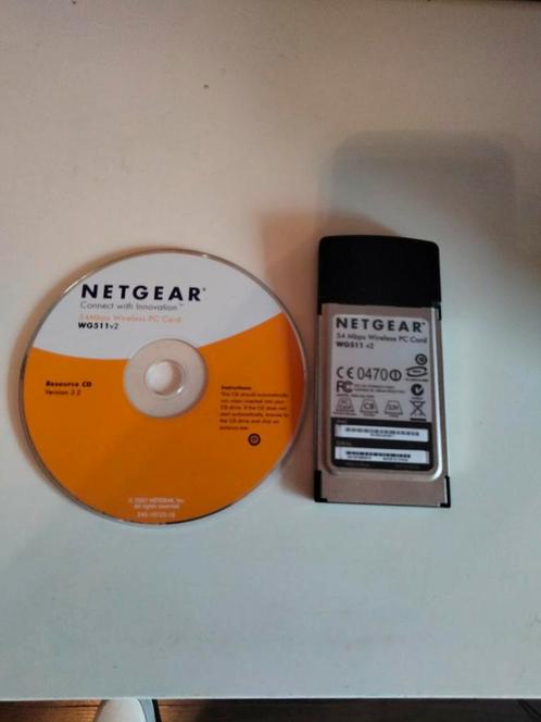 Netgear WG511 netwerkkaart met installatie CD