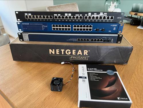 Netgear XS708T 10GB switch En netgear GS724T