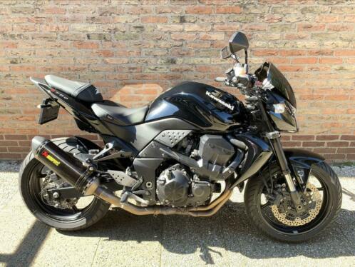 Nette 2010 full black Kawasaki Z750 abs, akrapovic