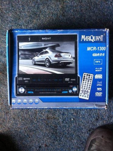 nette autoradio met dvd scherm