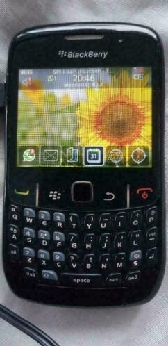 Nette Blackberry 8520, Curve, zwart.
