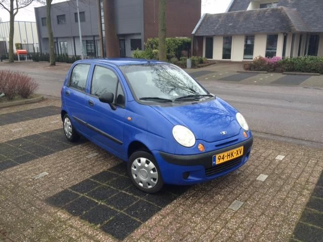 Nette Daewoo Matiz 0.8 2001 Blauw  140.000km NAP met APK