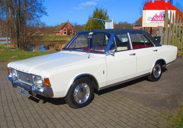 Nette Ford 20M P7 uit 1971 in de Oldtimerveiling