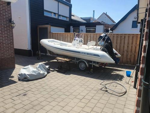 Nette grand 470  60 pk mercury  zo goed als nieuwe trailer