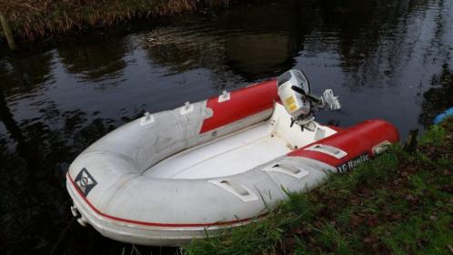 Nette Rib rubberboot met 5 pk Honda 4 takt 
