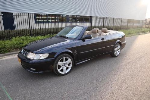 Nette Saab 9-3 2.0T SE Cabrio  Cabriolet 2001 Blauw beige