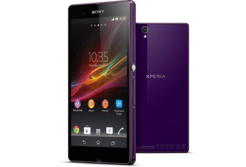 Nette Sony Xperia Z Paars Inclusief Lader 199