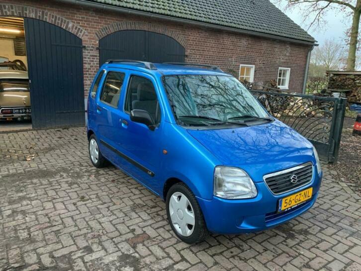 Nette Suzuki Wagon R 1.3 2001 Blauw, 96 dkm, nieuwe APK