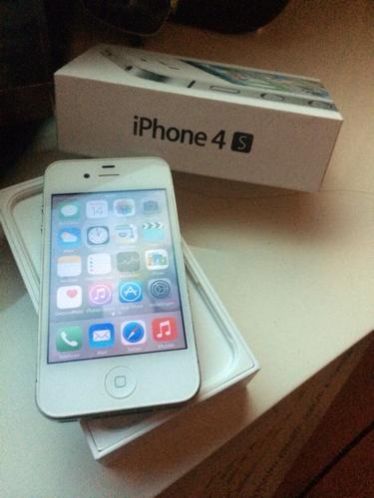 Nette Witte Apple iPhone 4S 64GB incl. DoosToebehoren 