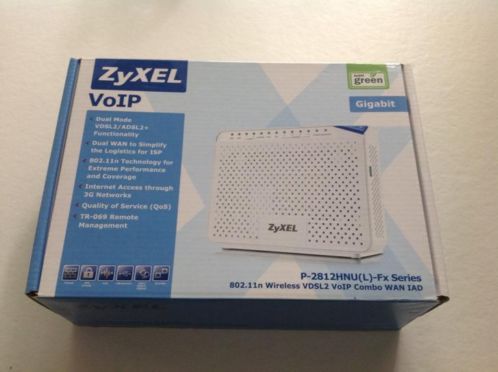 Nette Zyxel P-2812HNU wifivoip modem (VDSLADSL)