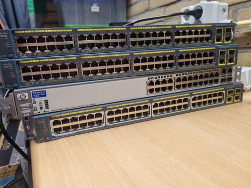 Netwerk switches Cisco en HP