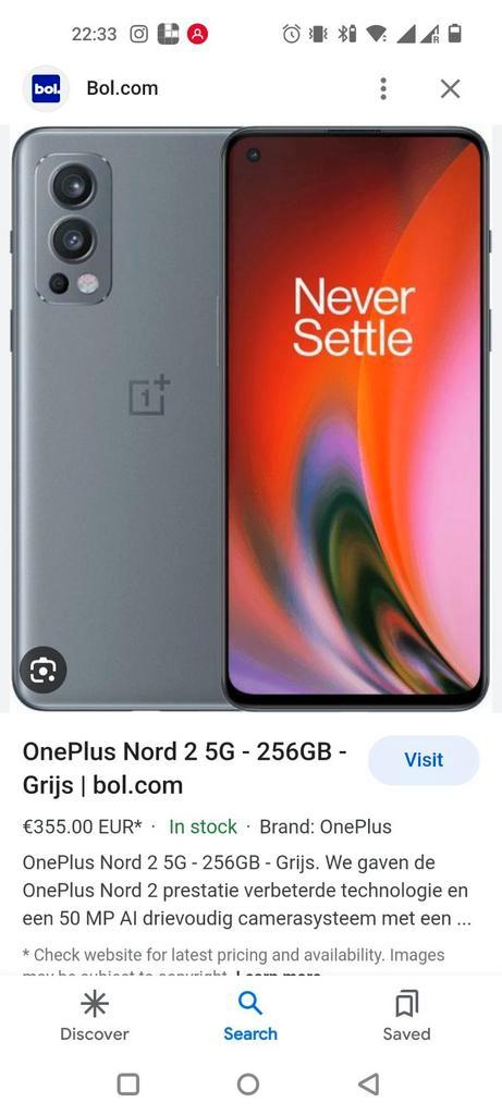 New OnePlus Nord 2 256GB gray