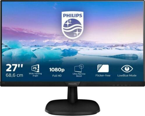 NEW Philips 273V7 - 27 inch - Full HD Monitor - HDMI DVI