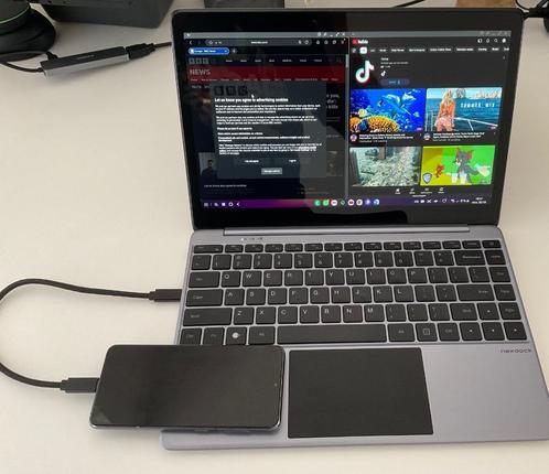 Nexdock - smartphone naar laptopmobiele monitor